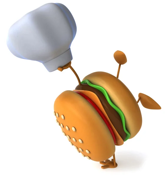 Hamburger 3d — Stok fotoğraf