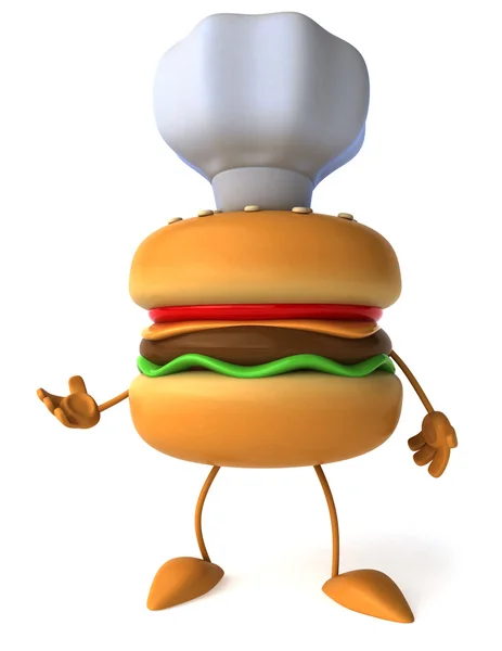 Hamburger 3D — Stockfoto