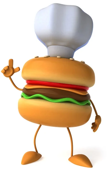 Hamburger 3d — Foto Stock