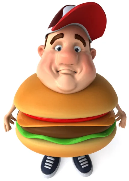 Fat guy — Stock Photo, Image