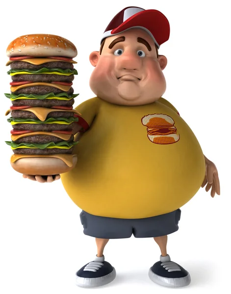 脂肪質の人 — ストック写真