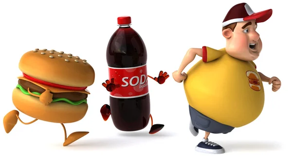 脂肪質の人 — ストック写真