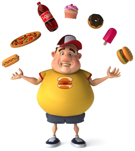 Kövér fickó — Stock Fotó