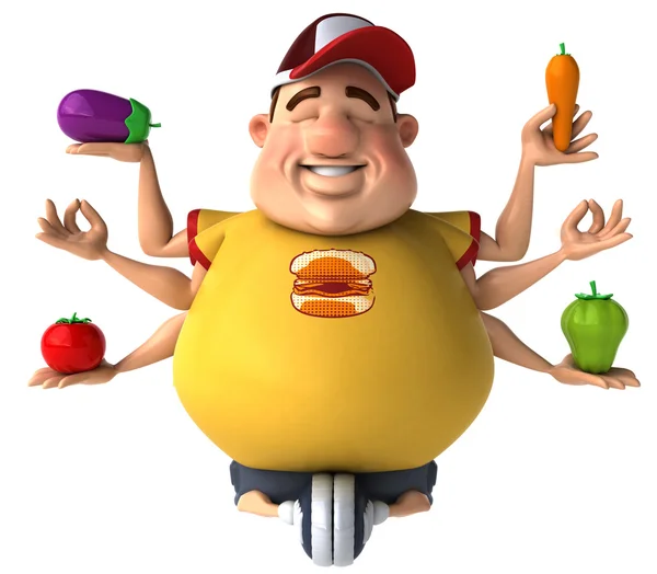 Fat guy — Stock Photo, Image