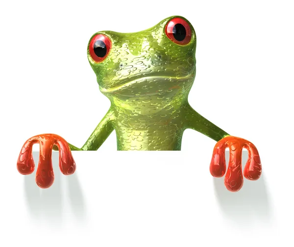 可爱的青蛙 — 图库照片