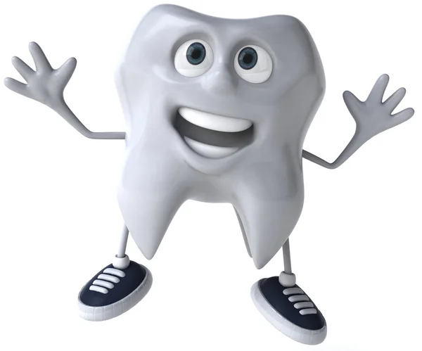3d απεικόνιση των δοντιών — Φωτογραφία Αρχείου