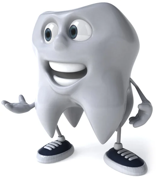3d απεικόνιση των δοντιών — Φωτογραφία Αρχείου