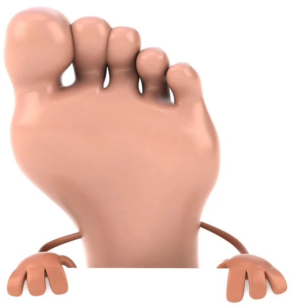 Foot 3d illustration — Stock Photo, Image