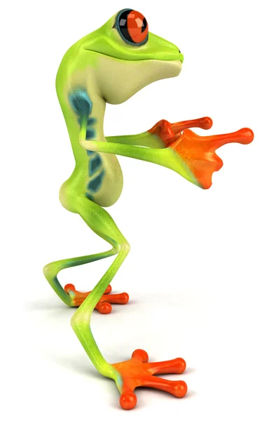Frog 3d animated Stock Photo