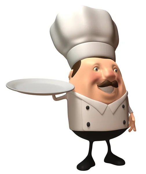 Chef 3d illustration — Stock Photo, Image