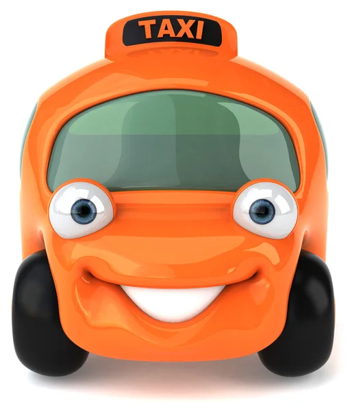 Taxi auto 3d illustratie — Stockfoto