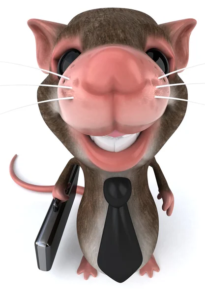 Myš 3d ilustrace — Stock fotografie