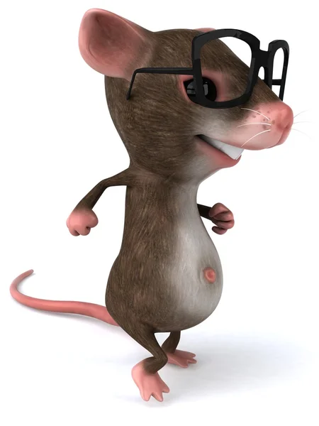 Ποντίκι 3d απεικόνιση — Φωτογραφία Αρχείου