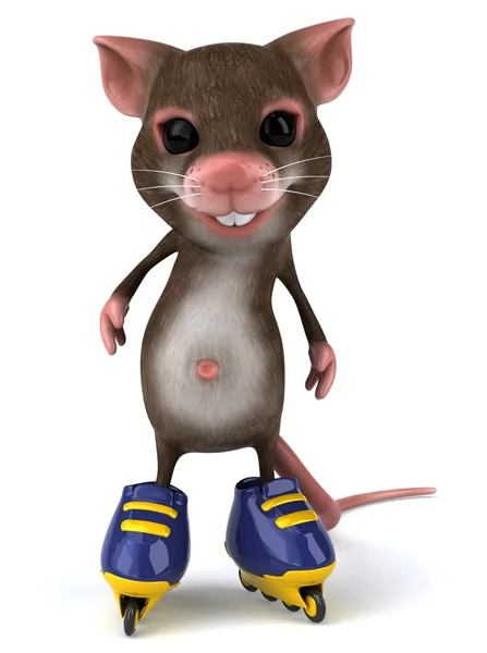Миша 3d ілюстрація — стокове фото
