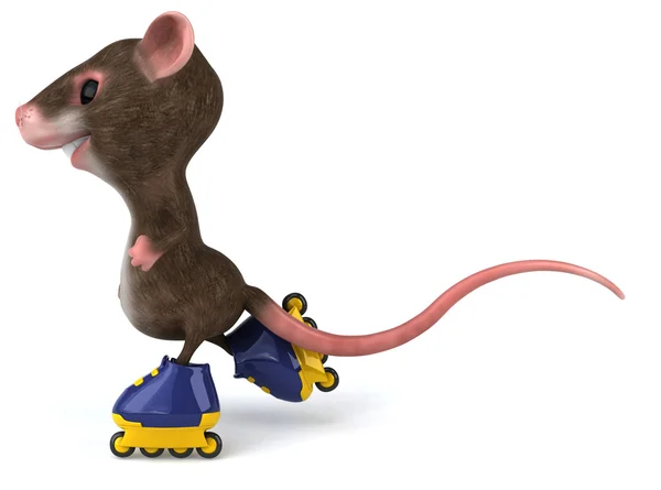 Myš 3d ilustrace — Stock fotografie