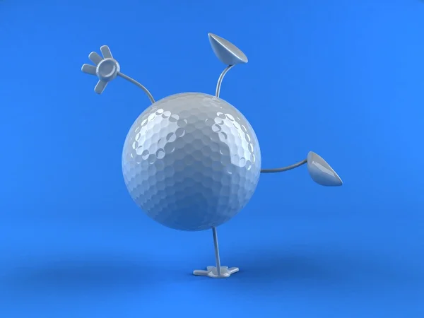 Pallone da golf — Foto Stock