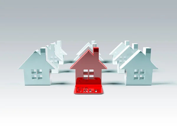 House 3d illustration — Stock Photo, Image
