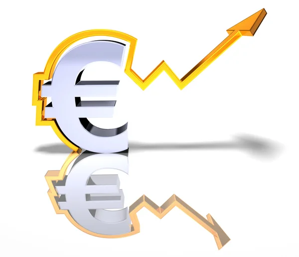 Grön euro — Stockfoto