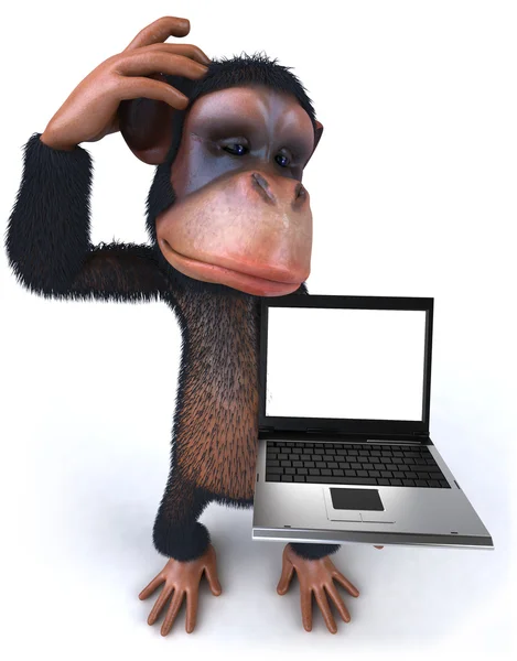 Zábavné opice — Stock fotografie