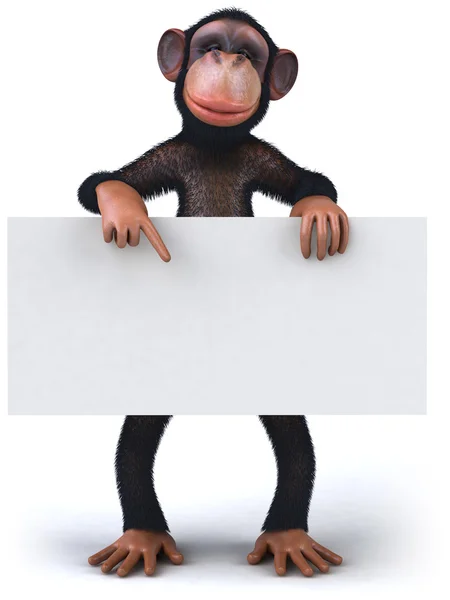 Spaß Affe 3d Illustration — Stockfoto