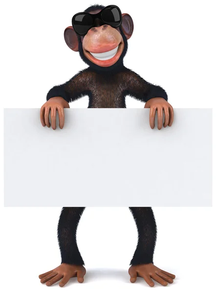Zabawa ilustracja małpa — Zdjęcie stockowe