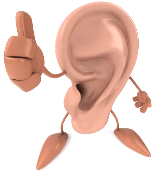 Illustration 3D de l'oreille — Photo