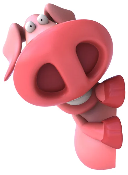 Mutlu domuz illüstrasyon — Stok fotoğraf
