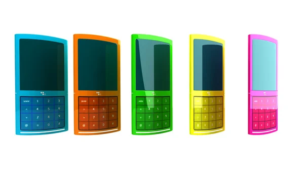 Ilustração 3d do telefone celular — Fotografia de Stock