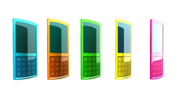 Cell phone 3d illustration — Stockfoto