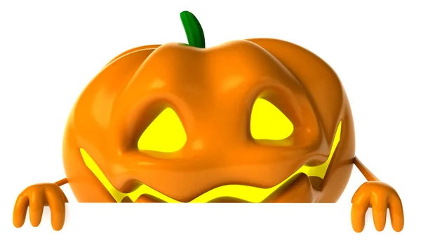 Abóbora 3d halloween ilustração — Fotografia de Stock