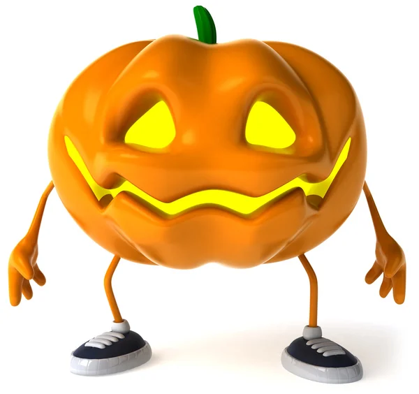 Pumpkin 3d halloween bild — Stockfoto