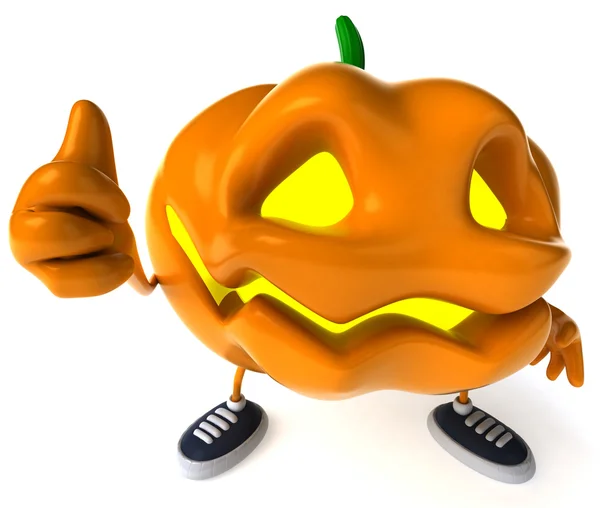 Kürbis 3D halloween Illustration — Stockfoto