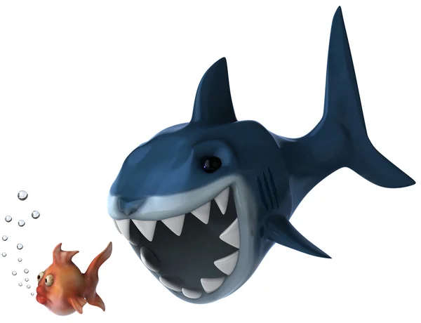 Καρχαρίας 3d απεικόνιση — Φωτογραφία Αρχείου