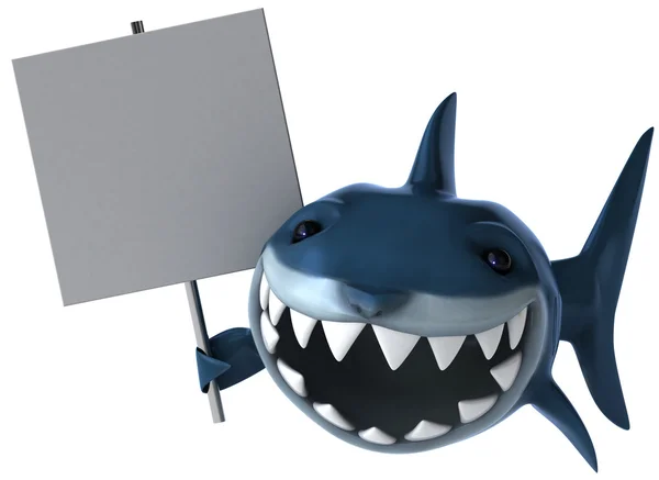 Tiburón 3d ilustración —  Fotos de Stock