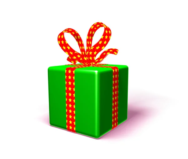 Caja de regalo 3d ilustración —  Fotos de Stock