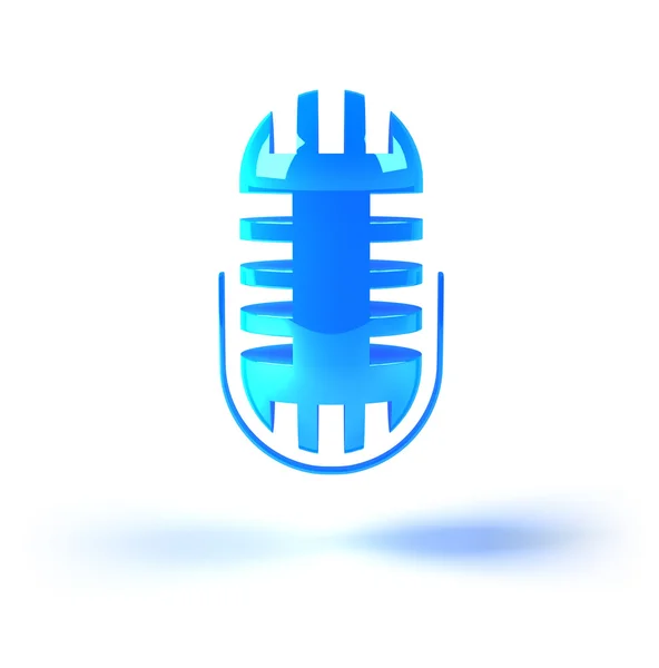Musik ikon: mikrofon — Stockfoto