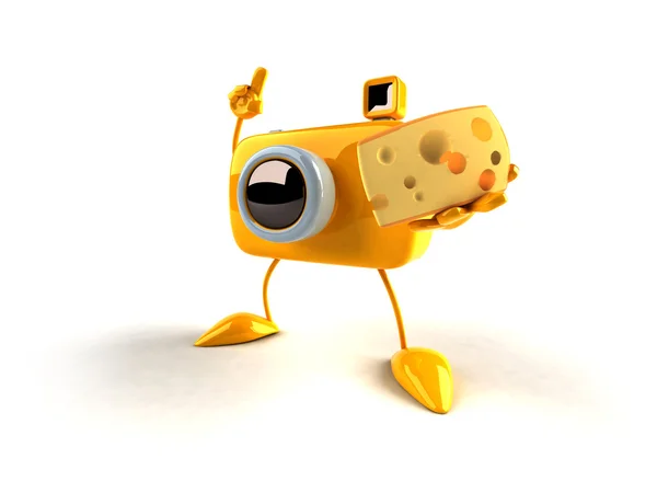 Photographer says cheese — Stock Photo, Image