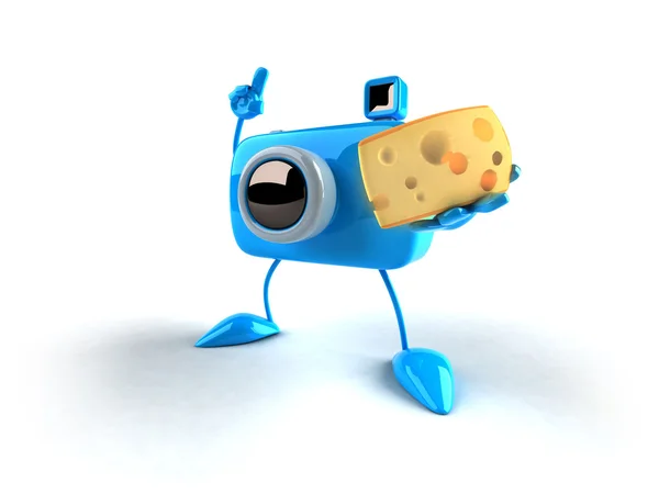 Φωτογράφος λέει τυρί — Φωτογραφία Αρχείου
