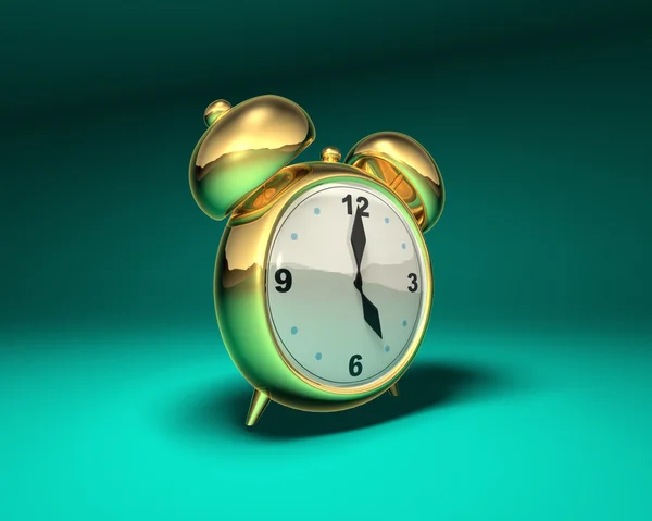 Reloj despertador 3d ilustración — Foto de Stock