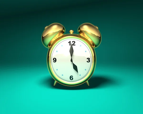 Relógio de alarme ilustração 3d — Fotografia de Stock