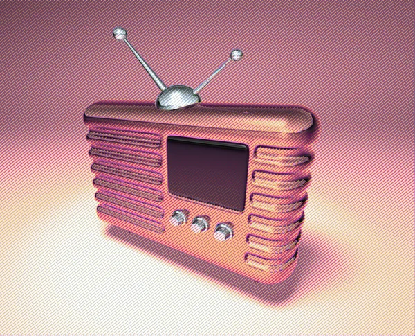 Retro Radio — Zdjęcie stockowe