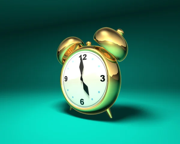 Reloj despertador 3d ilustración — Foto de Stock