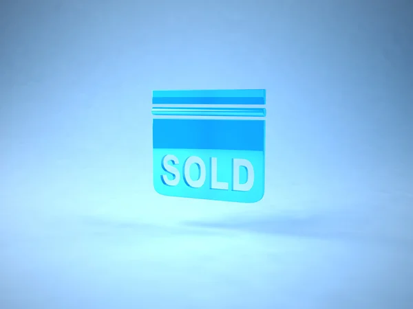 부동산 아이콘: 판매 — 스톡 사진