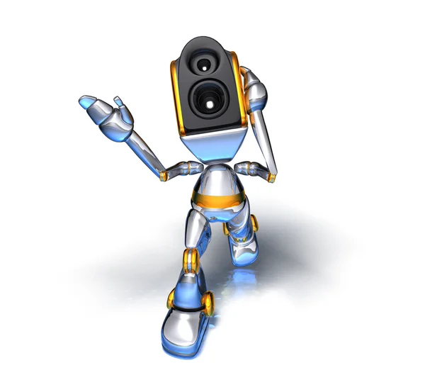 stock image Sound system robot