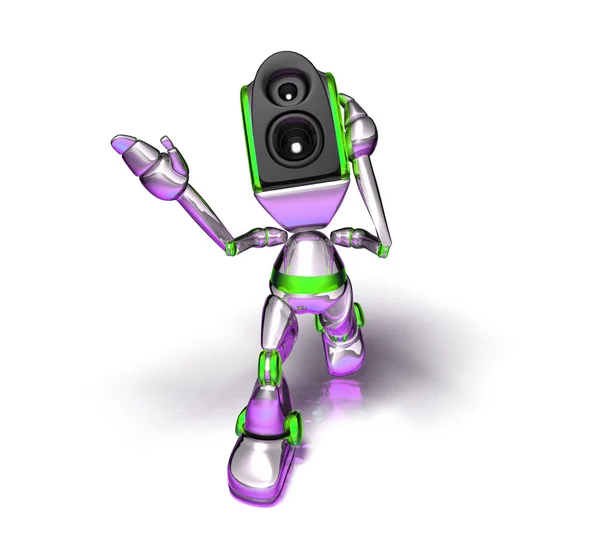 Soundsystem-Roboter — Stockfoto