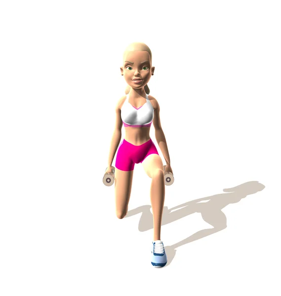 Fitness dziewczyny nogi i tyłek — Zdjęcie stockowe