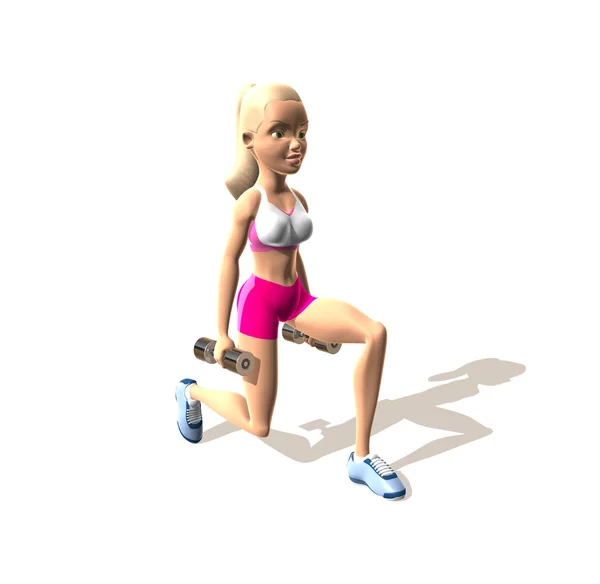 Fitness dziewczyny nogi i tyłek — Zdjęcie stockowe