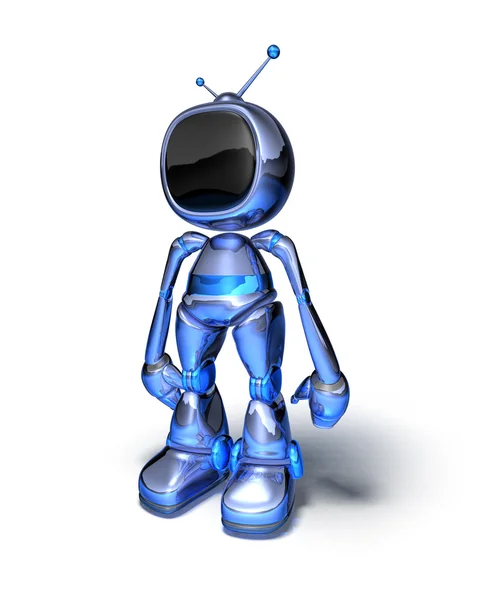 TV robot — Stok fotoğraf