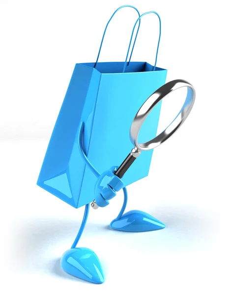 Shopping bag 3d illustrazione — Foto Stock