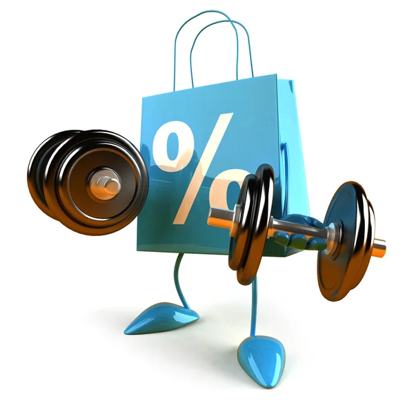 Shopping power 3d illustration — Stock Photo, Image